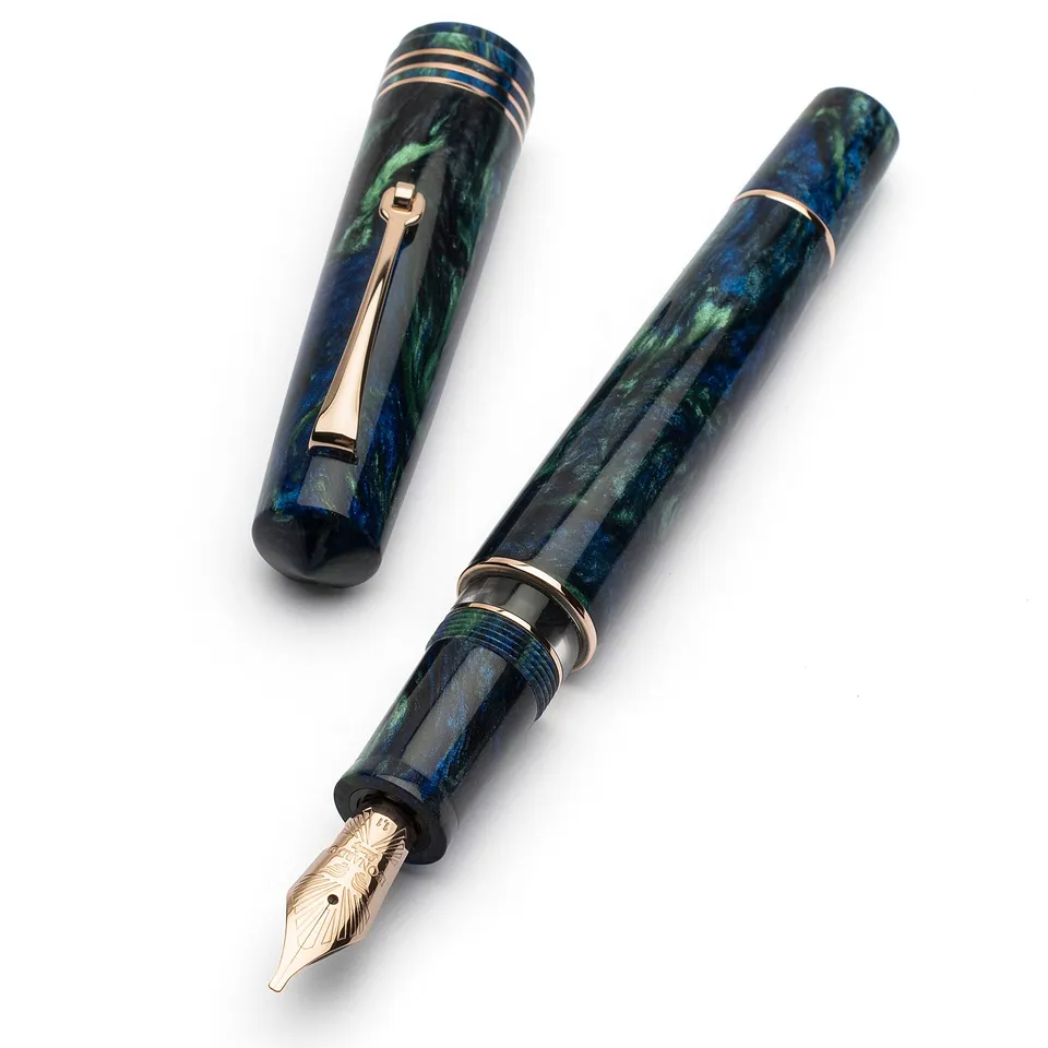 leonardo-officina-italiana-momento-zero-grande-2-0-fiordaliso-blu-penna-stilogra-2 image 1