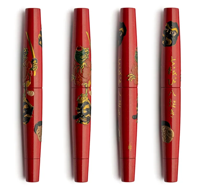 leonardo-officina-italiana-essenza-penna-stilografica-taka-maki-e-rossa-oni-e-ra image 1