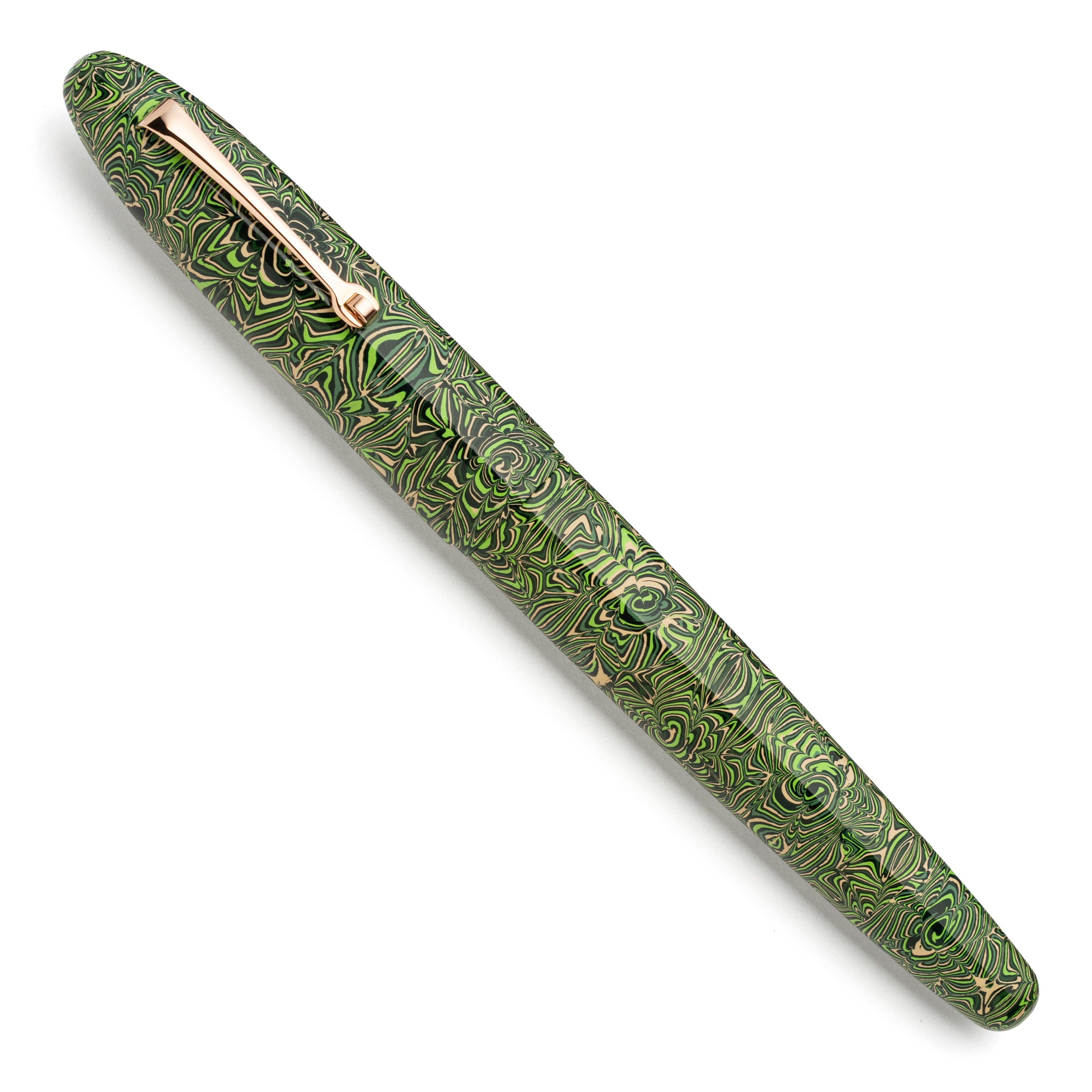 leonardo-officina-italiana-cigar-ebanite-sigaro-elettroshock-oro-rosa-penna-stil image 2