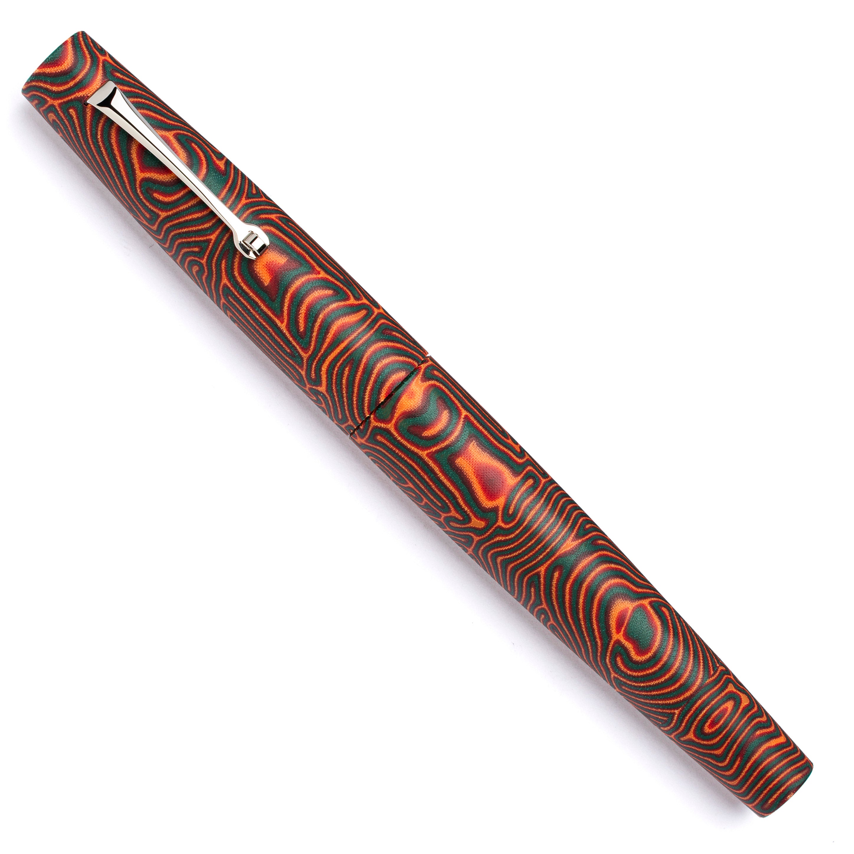 leonardo-officina-italiana-momento-zero-grande-micarta-fibra-psichedelica-penna- image 2