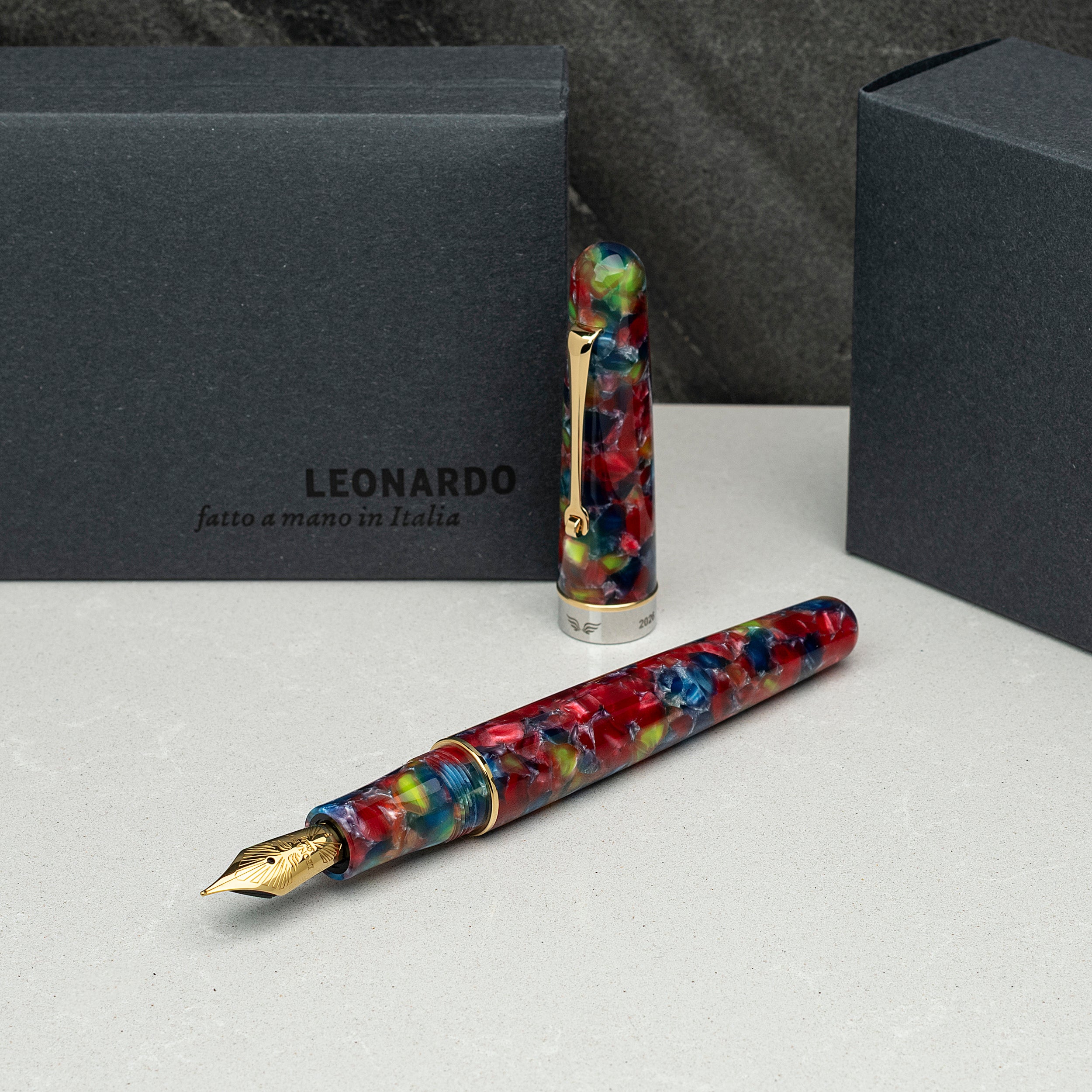 leonardo-officina-italiana-virtuosa-cristallo-penna-stilografica-con-pennino-in- image 2