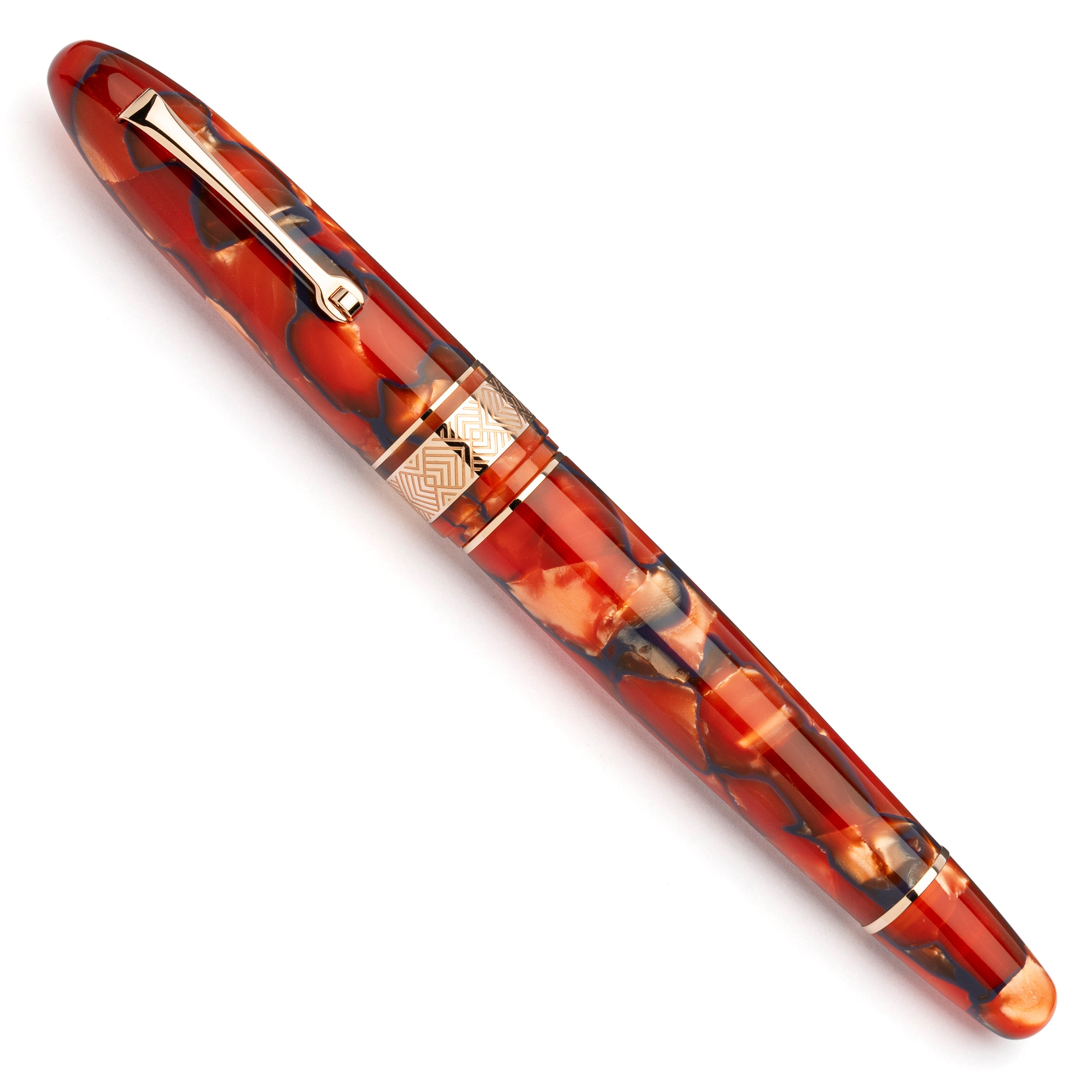 leonardo-officina-italiana-cigar-marmo-rosso-celluloid-stilografica-le-1-1-finit image 2