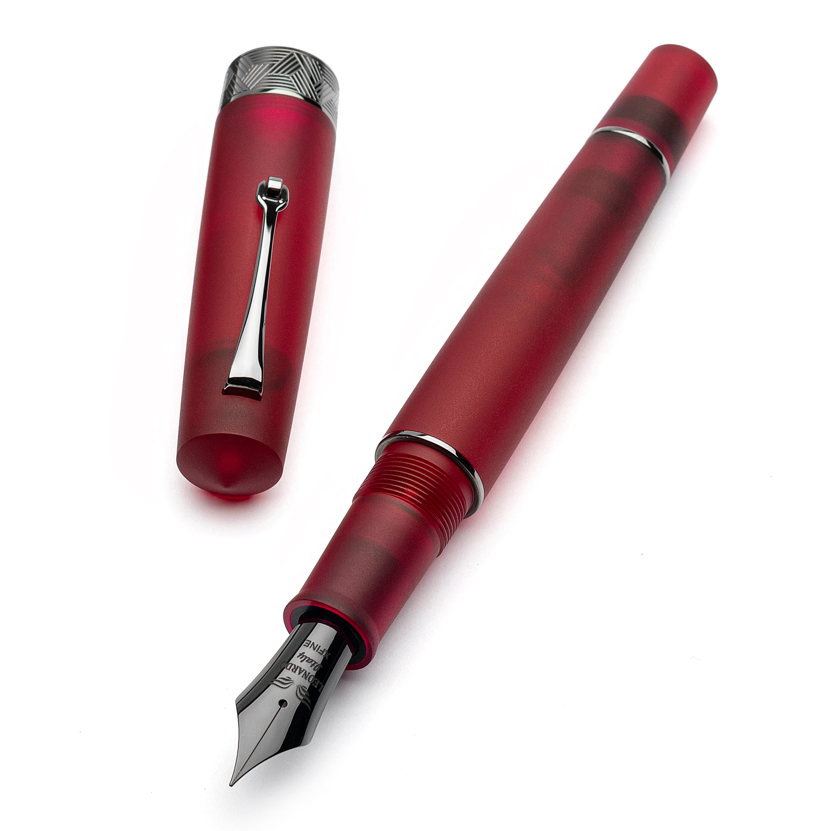 leonardo-officina-italiana-pura-red-nuova-edizione-stilografica-pennino-acciaio- image 3