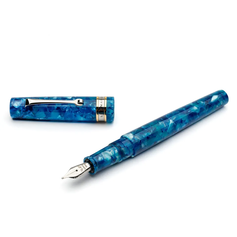 leonardo-officina-italiana-la-piccolina-mare-blu-stilografica-sfera-roller image 1