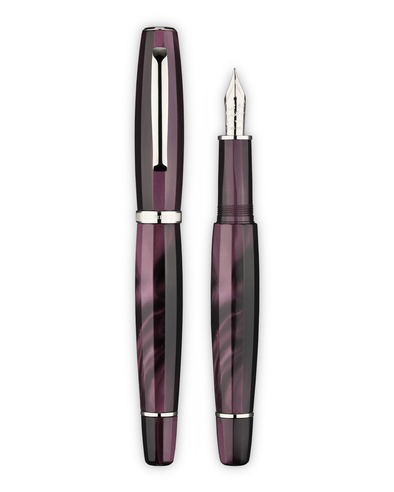 scribo-feel-viola-penna-stilografica-edizione-fiorita image 1