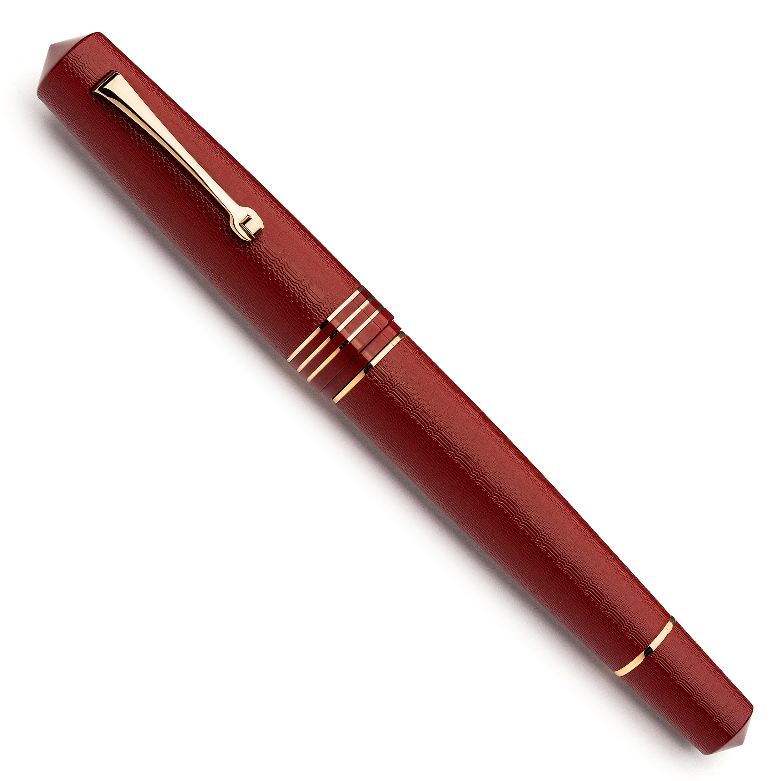 leonardo-officina-italiana-audace-penna-stilografica-guilloch-milano-ebanite-gra image 2