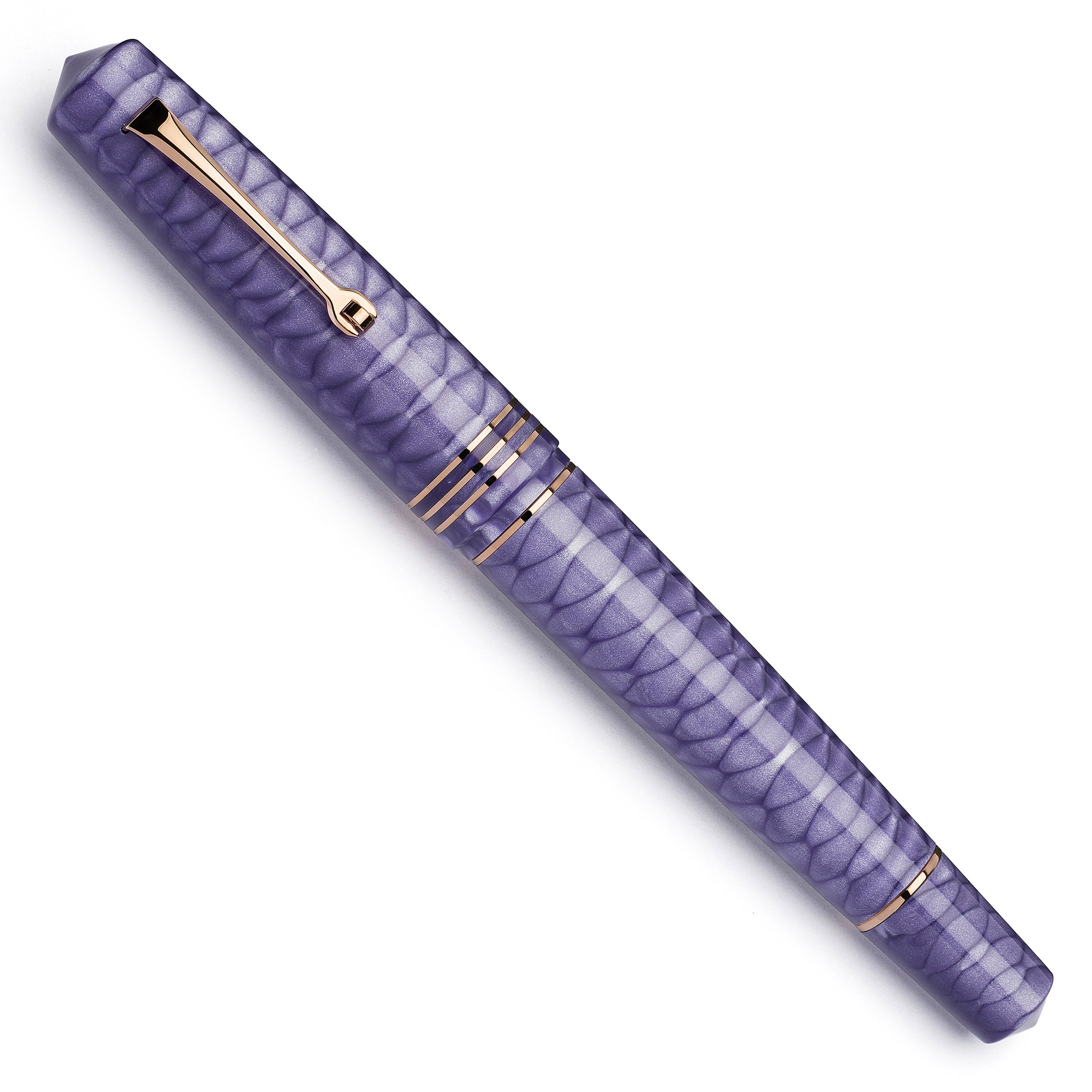 leonardo-officina-italiana-momento-zero-grande-2-0-dragon-skin-viola-stilografic image 2