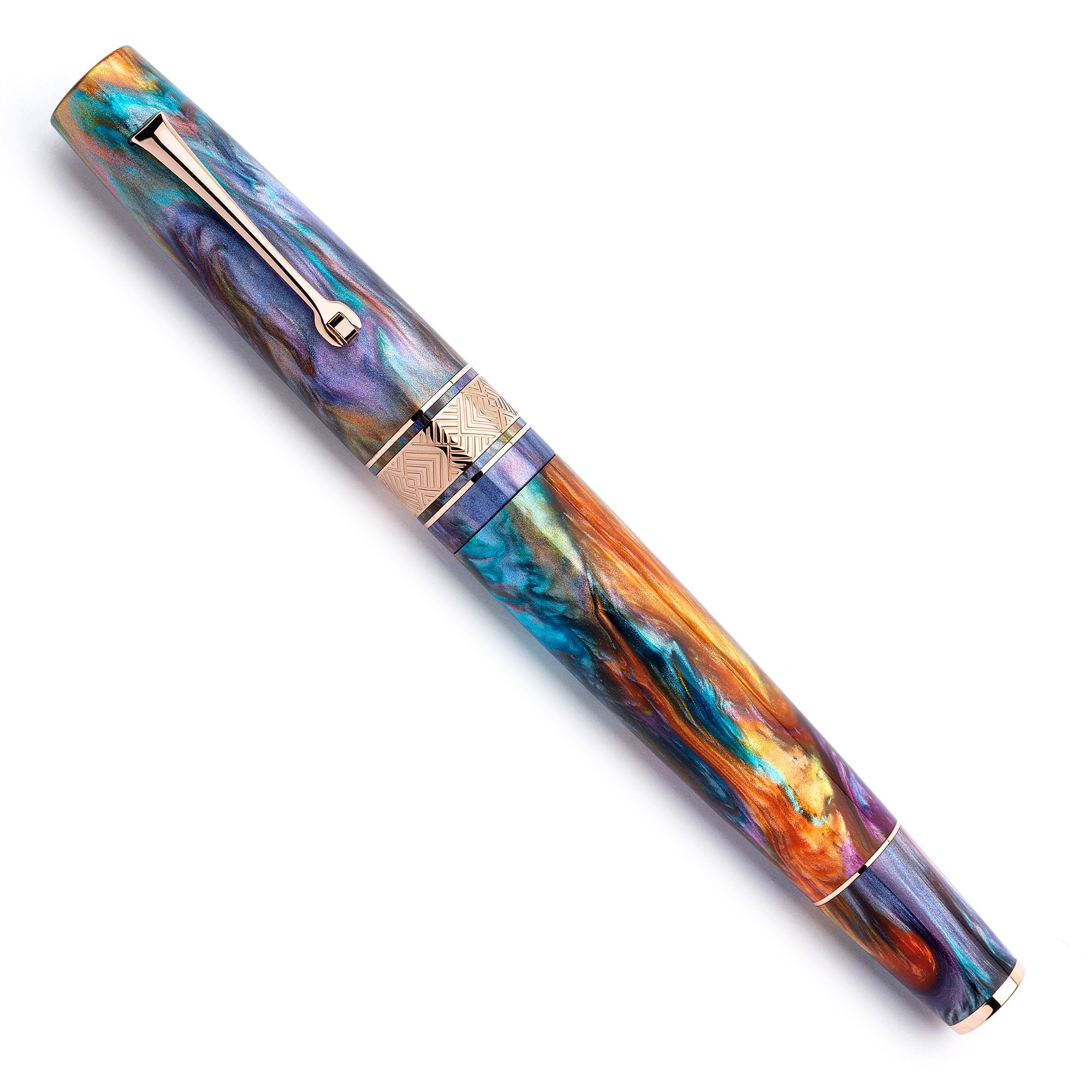 leonardo-officina-italiana-supernova-finitura-oro-rosa-penna-stilografica-edizio image 2
