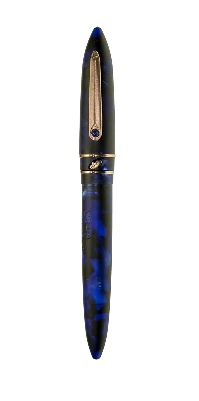 stipula-modello-t-tanzanite-penna-stilografica-pennino-acciaio-medio image 1