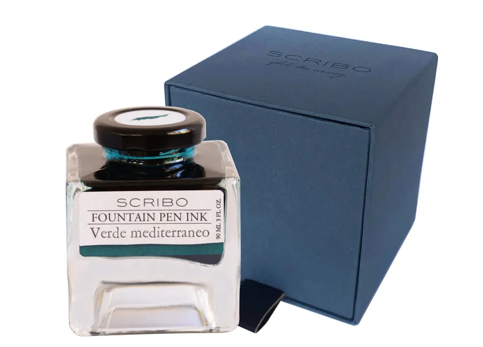 scribo-verde-mediterraneo-inchiostro-stilografico-90-ml image 1