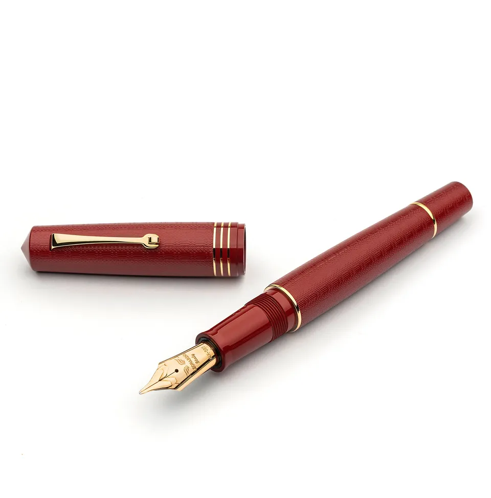 leonardo-officina-italiana-audace-penna-stilografica-guilloch-milano-ebanite-gra image 1