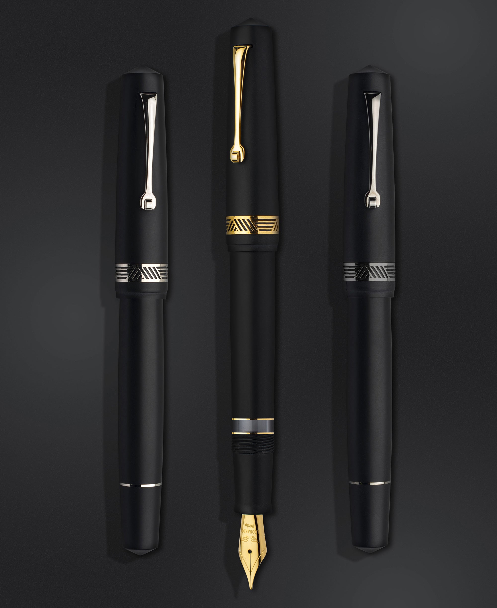 leonardo-officina-italiana-momento-magico-nero-opaco-penna-stilografica image 7