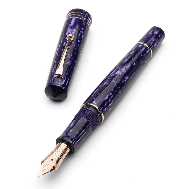 leonardo-officina-italiana-mzg-leonarco-amethyst-celluloide-penna-stilografica-o image 1
