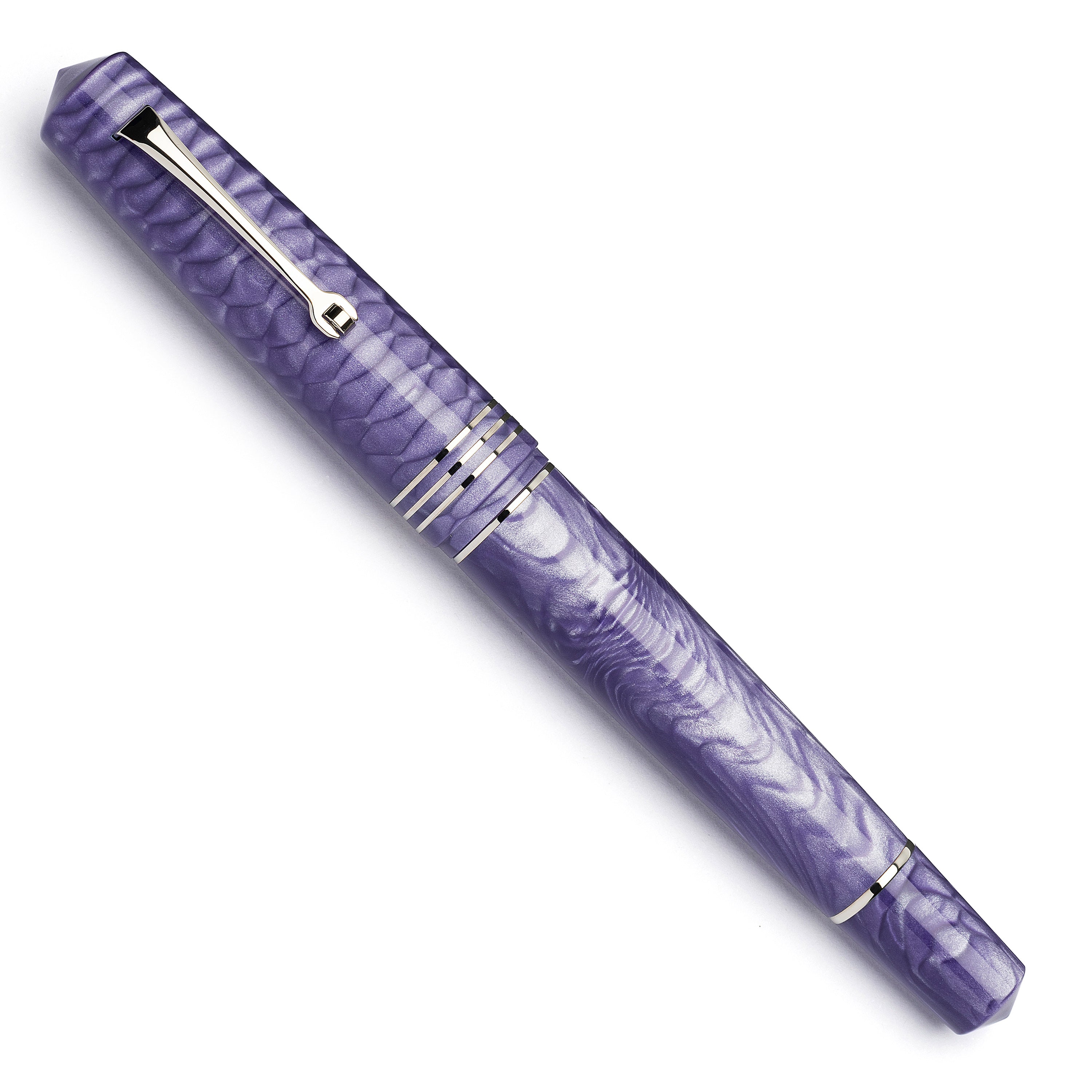 leonardo-officina-italiana-momento-zero-grande-2-0-dragon-skin-viola-penna-stilo image 2