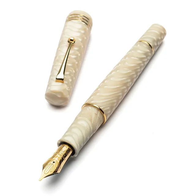 leonardo-officina-italiana-momento-zero-grande-juma-dragon-skin-avorio-penna-sti image 1