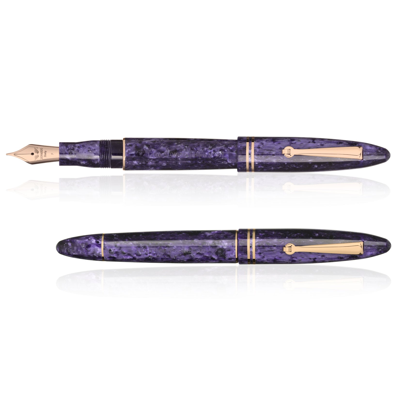 leonardo-officina-italiana-furore-viola-furore-penna-stilografica-pennino-acciai image 2