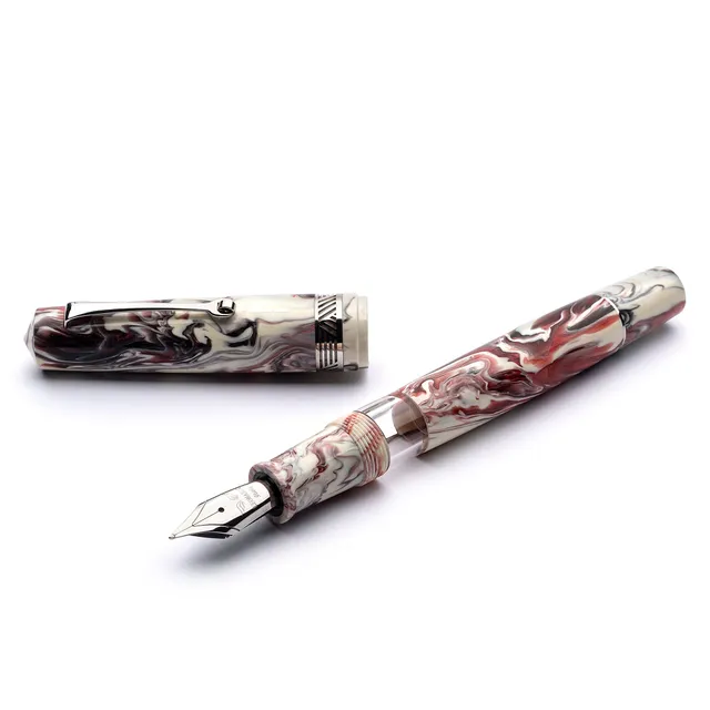 leonardo-officina-italiana-momento-magico-black-cherry-koi-personalizzata-penna- image 1