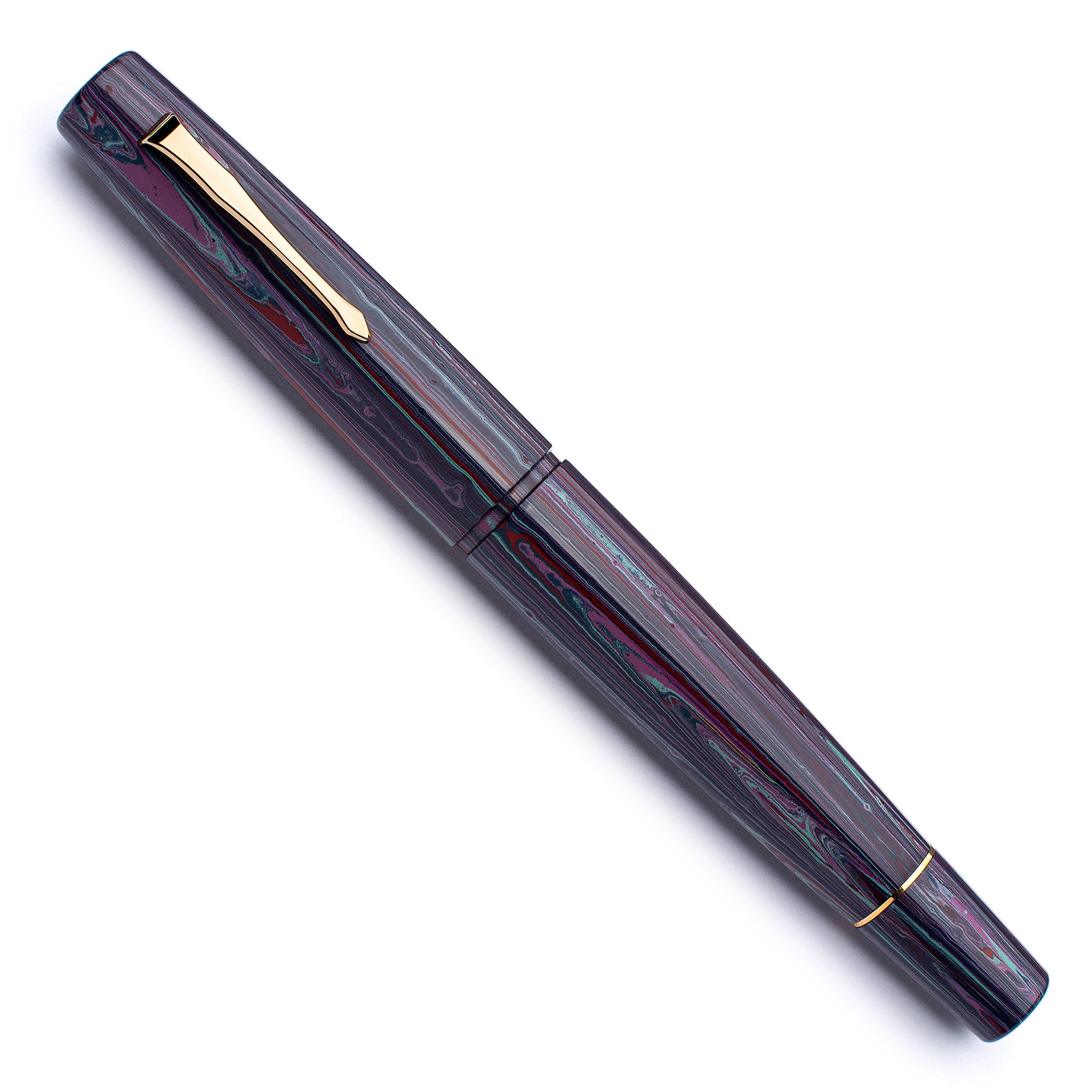 leonardo-officina-italiana-essenza-etna-ebanite-penna-stilografica-pennino-oro-8 image 2
