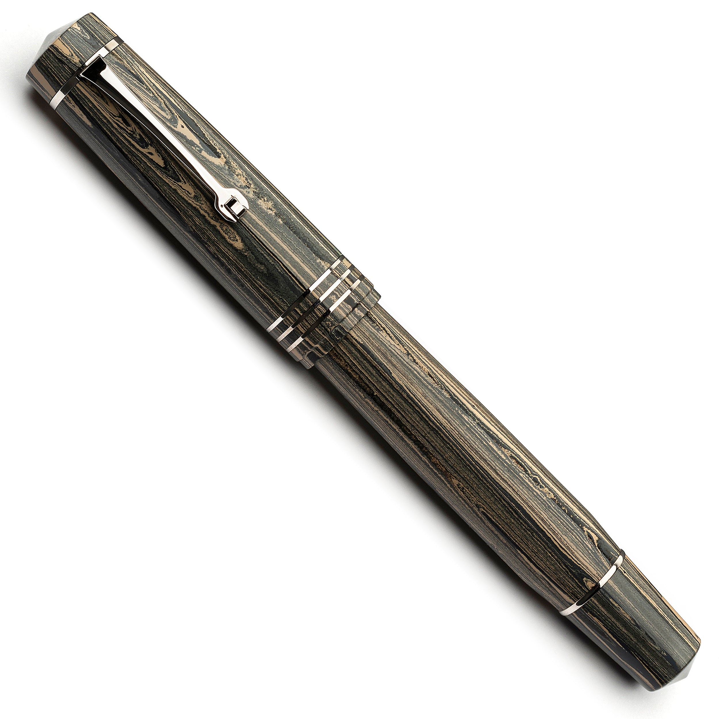 leonardo-officina-italiana-audace-sand-ebanite-penna-stilografica-pennino-oro-la image 4
