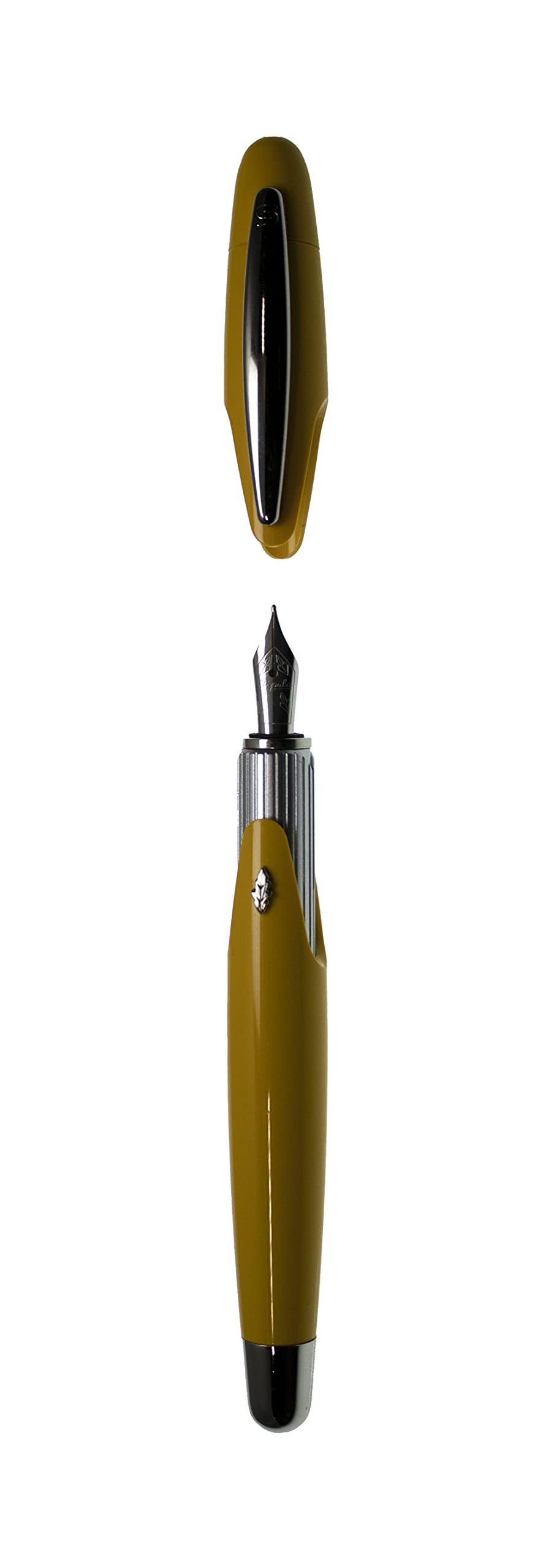 stipula-speed-giallo-penna-stilografica-pennino-m-flex-flessibile-pistone-fisso image 2
