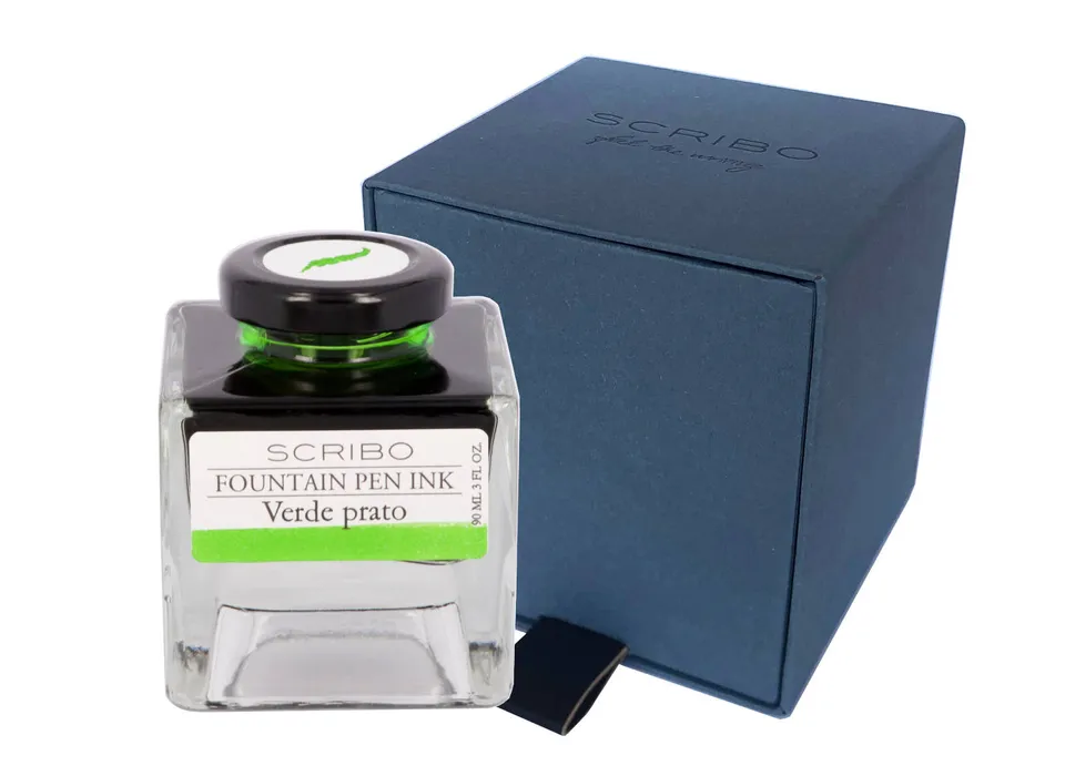 scribo-inchiostro-verde-prato-per-stilografica-90-ml image 1