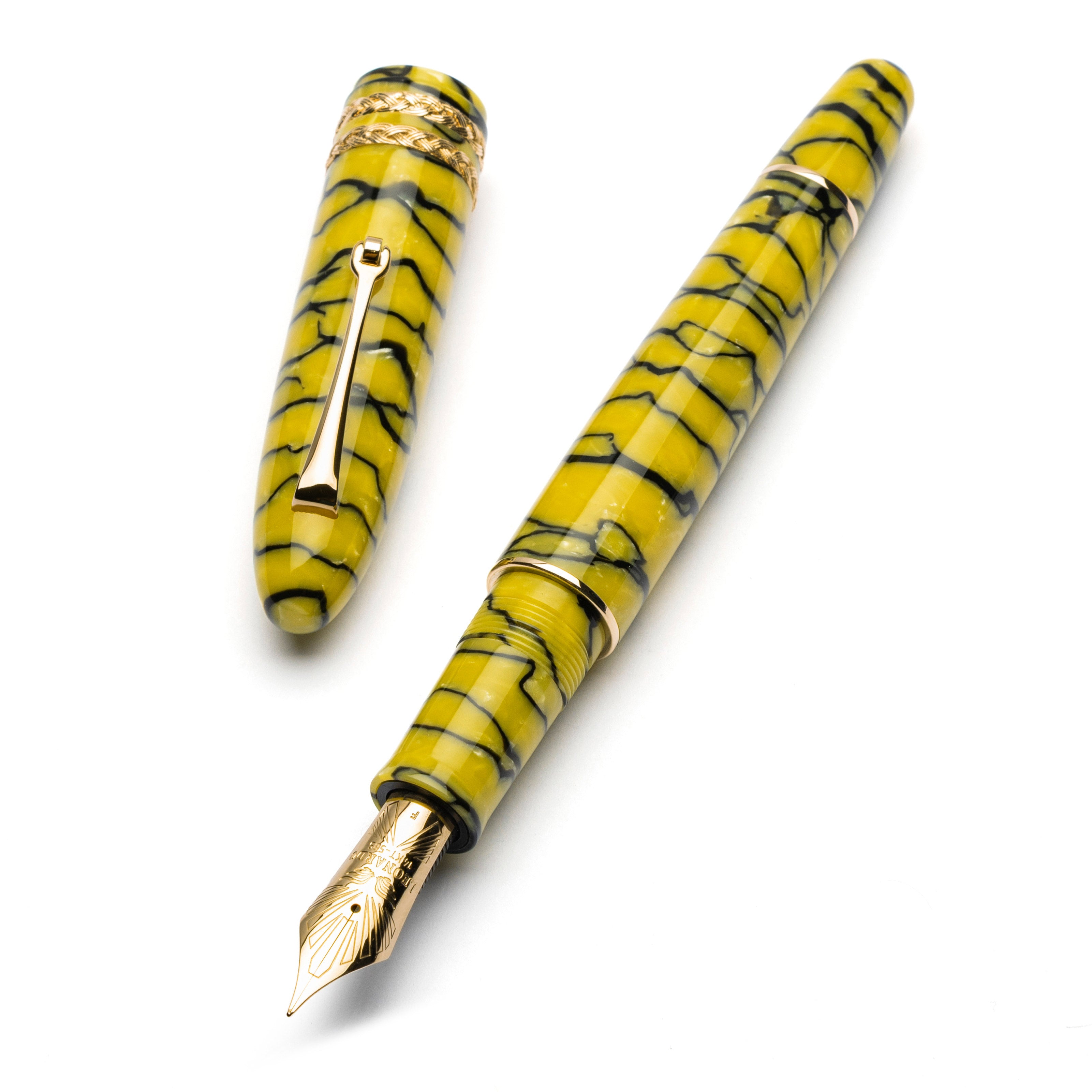 leonardo-officina-italiana-cigar-leonarco-zebra-penna-stilografica-in-celluloide image 2