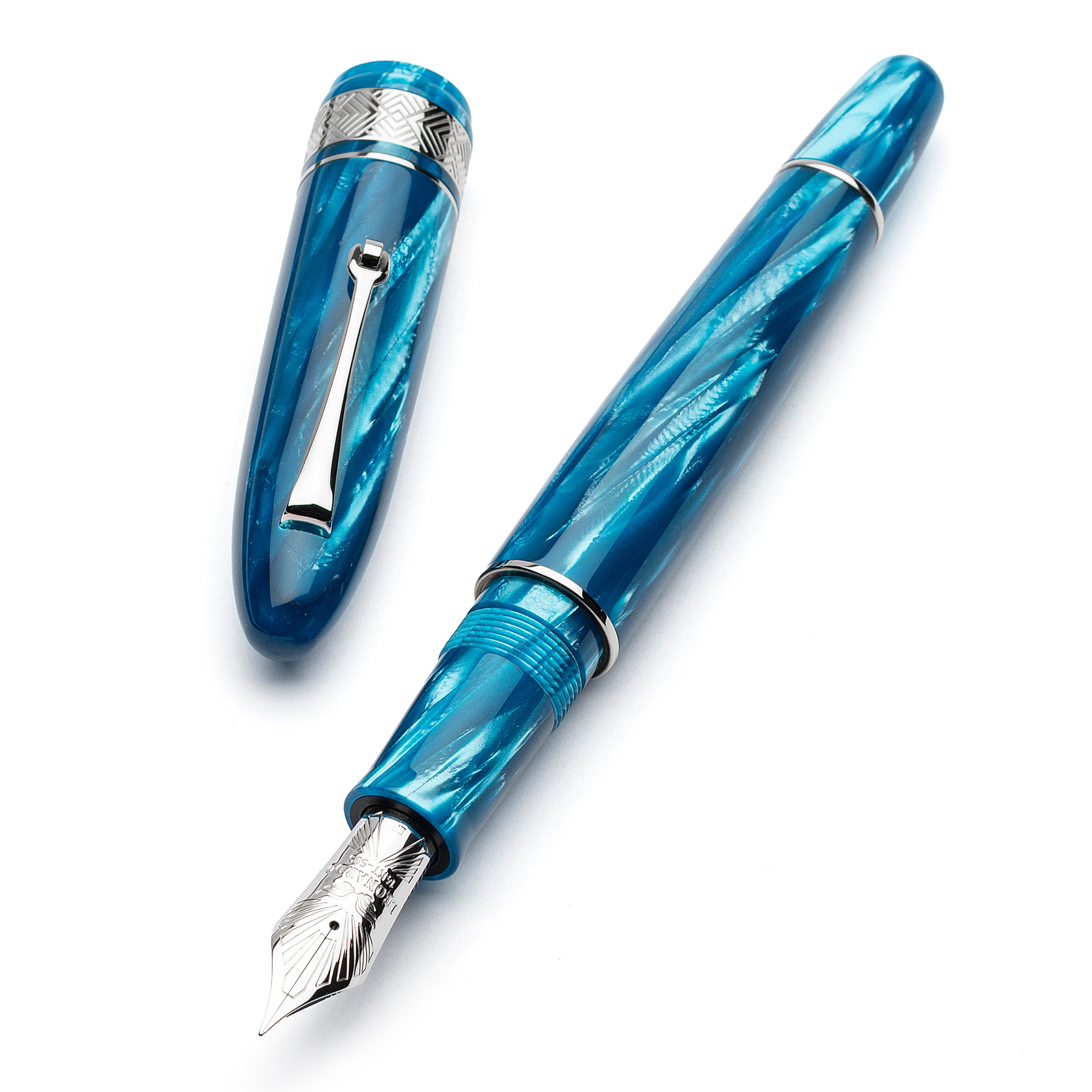 leonardo-officina-italiana-cigar-blue-mediterranean-celluloide-stilografica-le-1 image 1