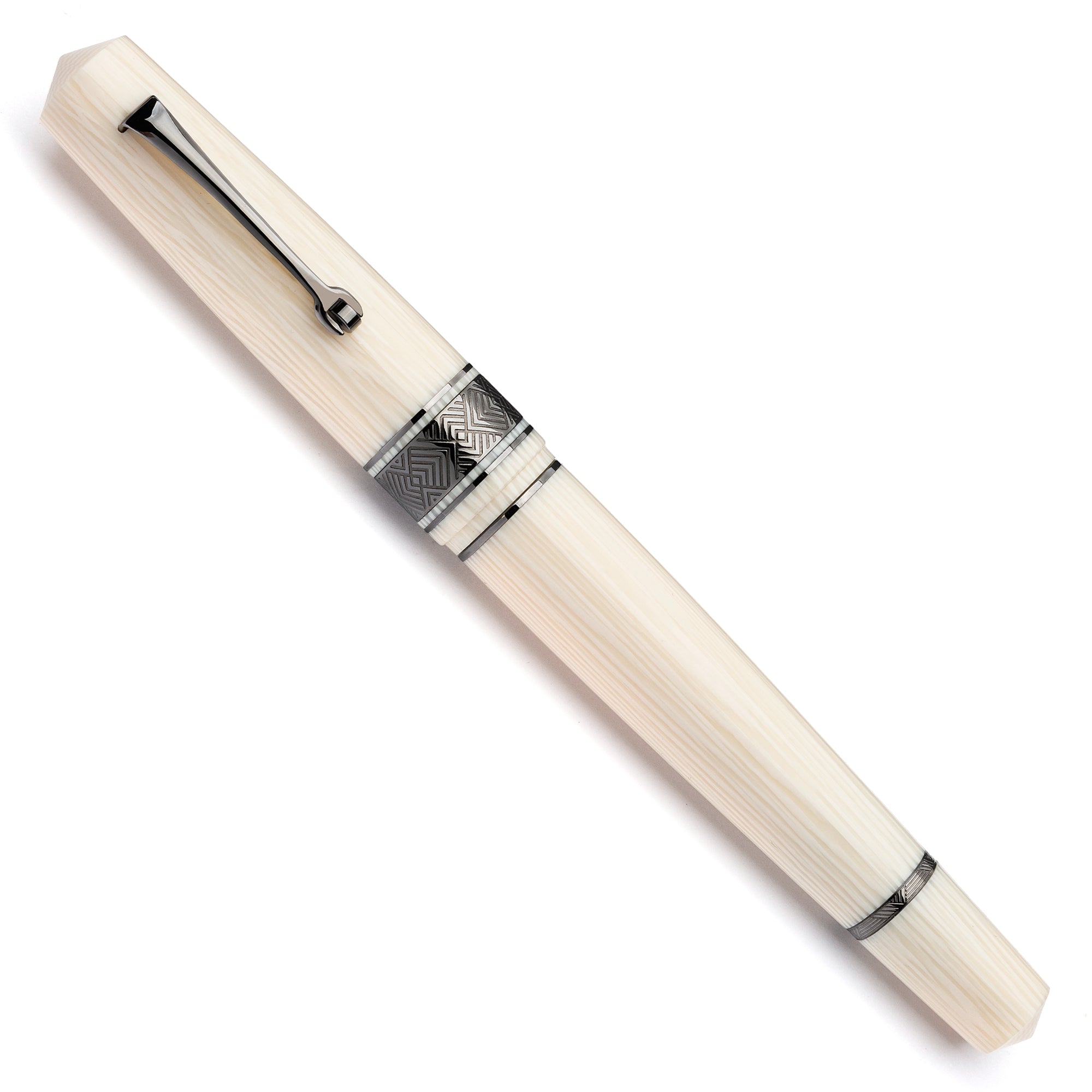 leonardo-officina-italiana-momento-zero-grande-celluloide-beige-rt-penna-stilogr image 2