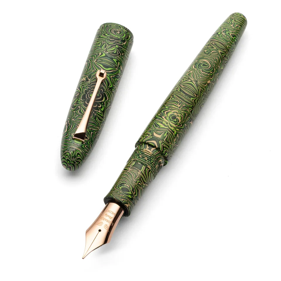 leonardo-officina-italiana-cigar-ebanite-sigaro-elettroshock-oro-rosa-penna-stil image 1