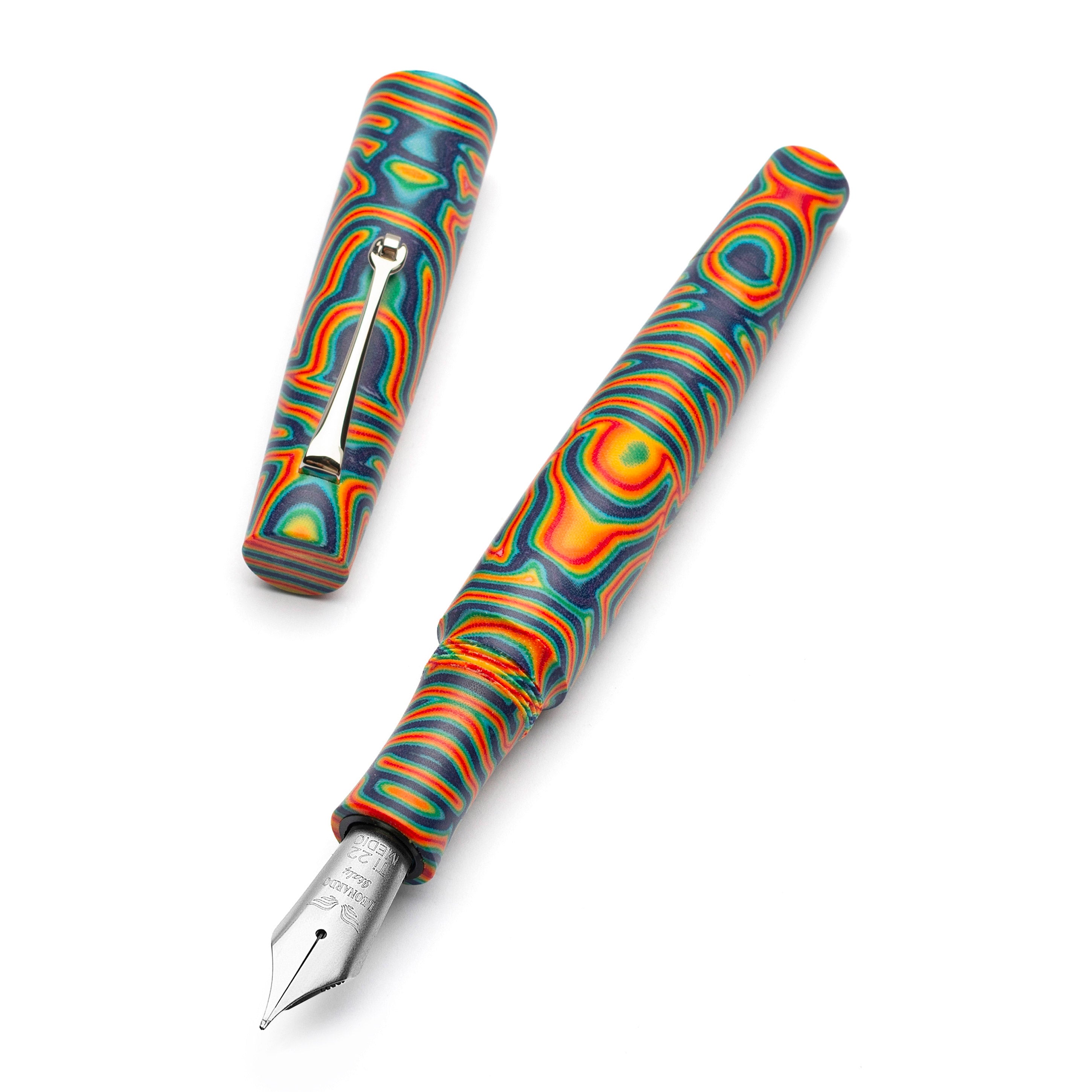 leonardo-officina-italiana-momento-zero-grande-micarta-psichedelica-penna-stilog-2 image 1