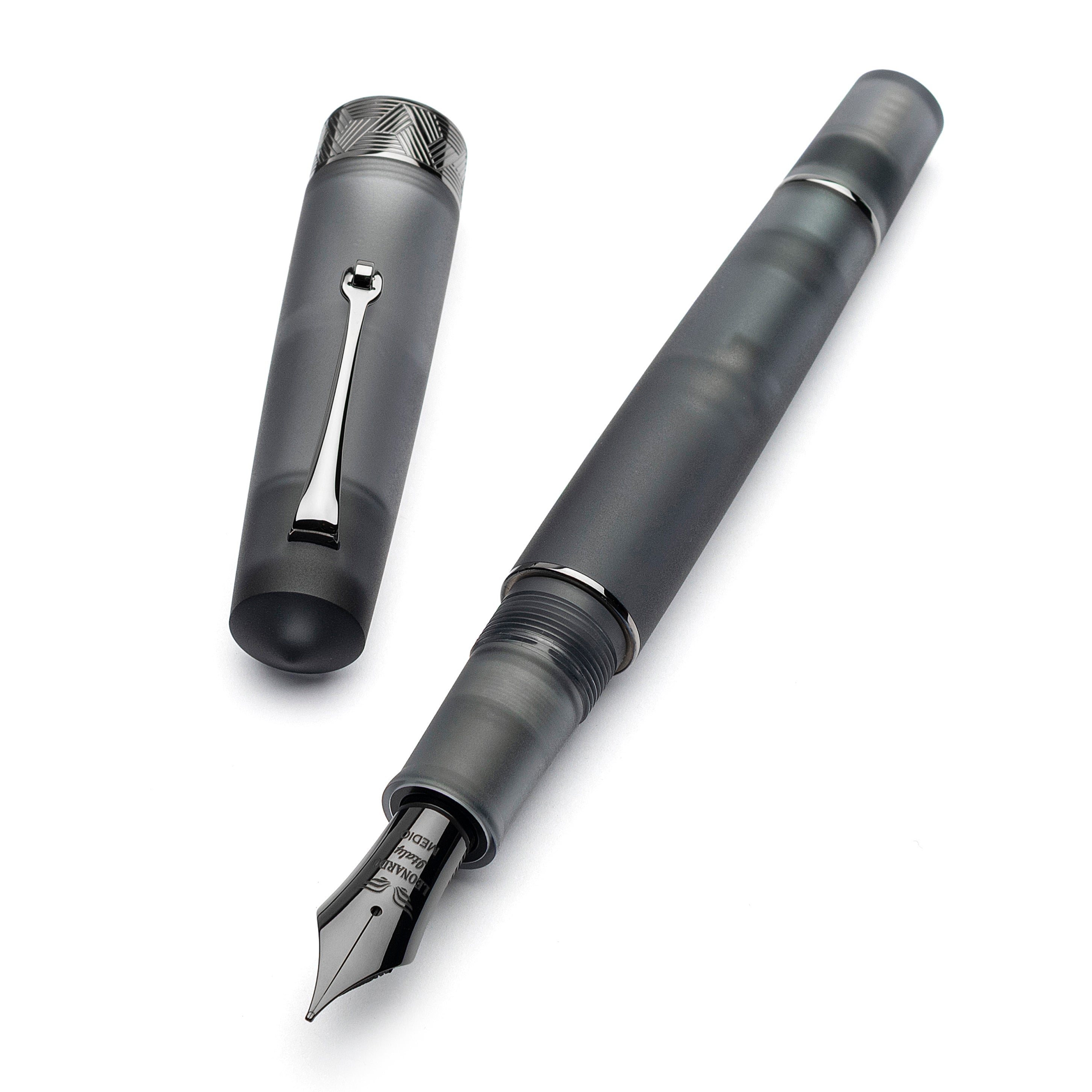 leonardo-officina-italiana-pura-grey-nuova-edizione-penna-stilografica-pennino-i image 3