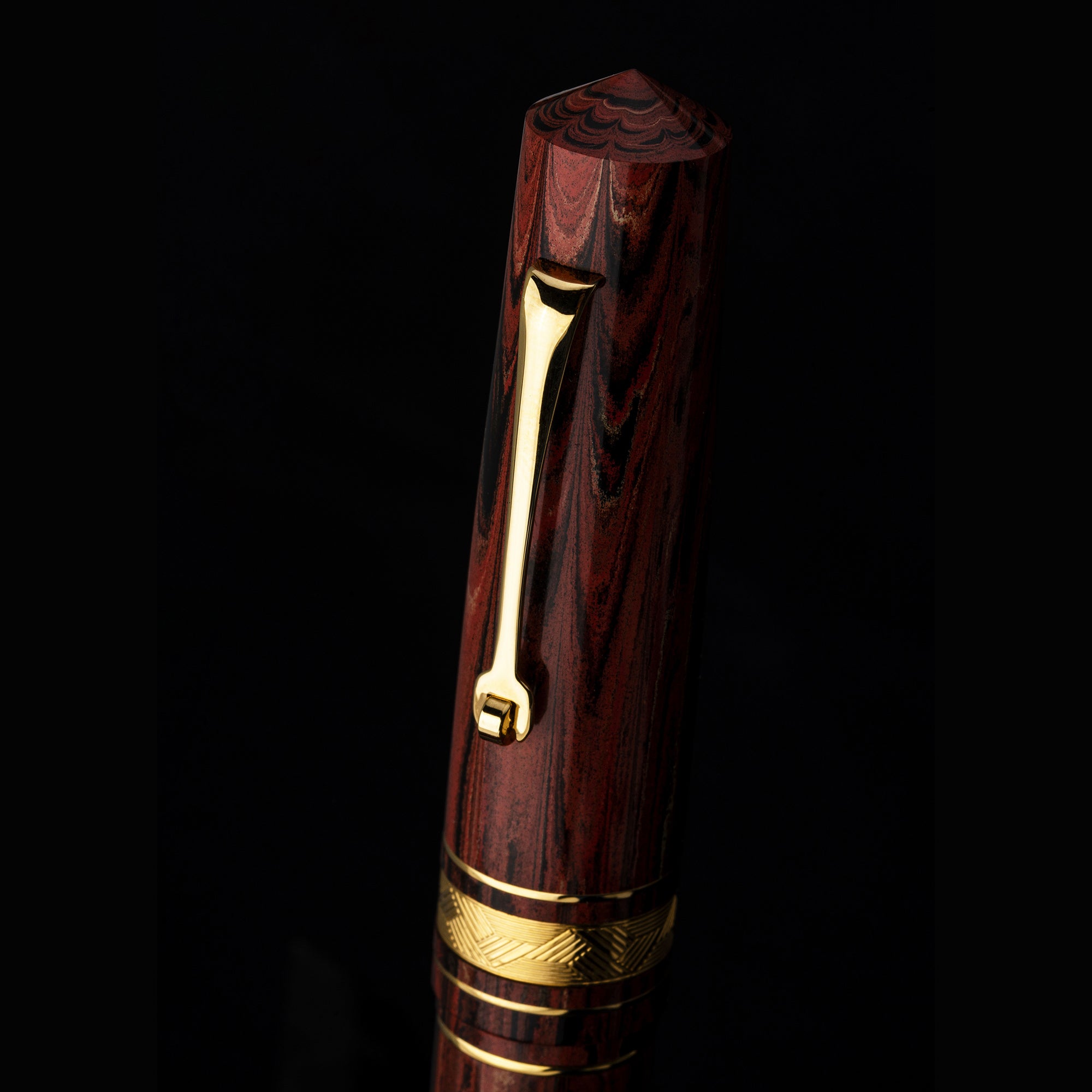 leonardo-officina-italiana-audace-pompei-stilografica-ebanite-pennino-oro-monste image 4