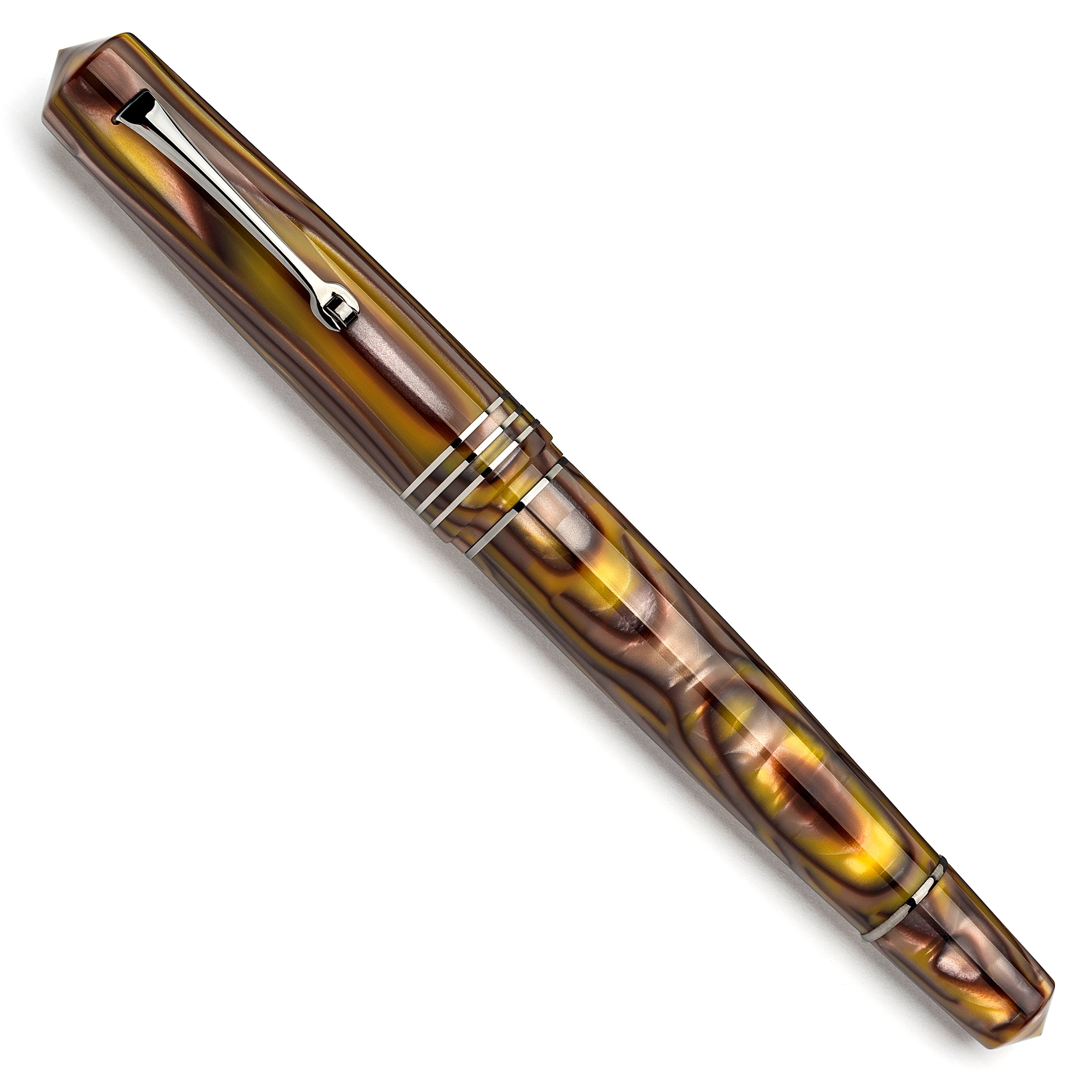 leonardo-officina-italiana-momento-zero-grande-mzg-acero-wavy-maple-penna-stilog image 2