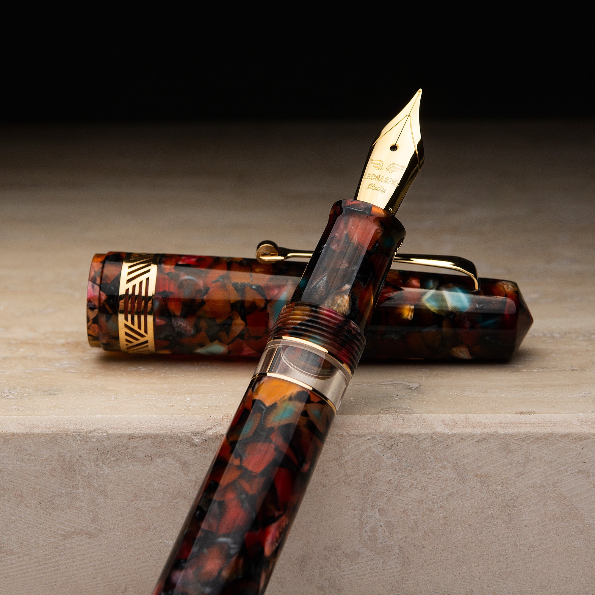 leonardo-officina-italiana-momento-magico-millefiori-penna-stilografica-pennino- image 5