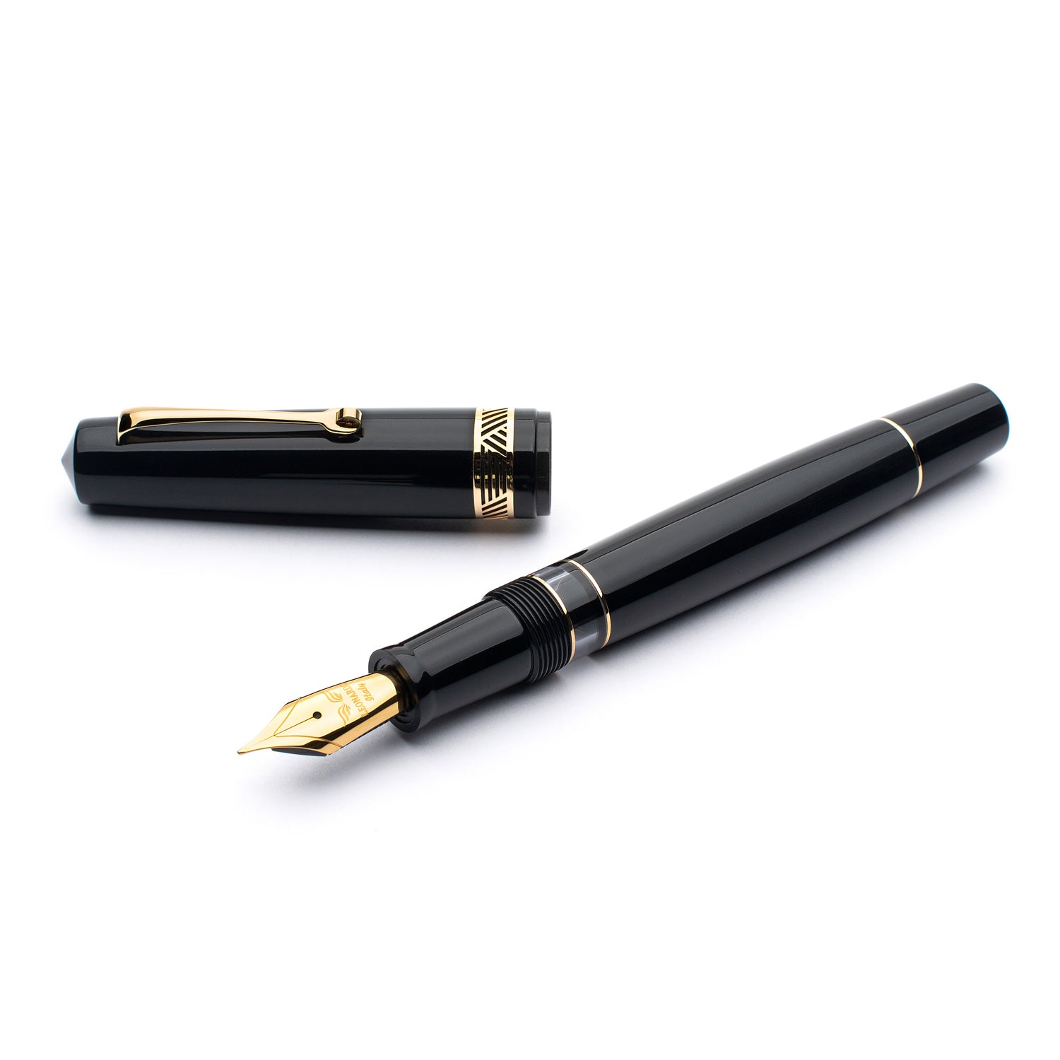 leonardo-officina-italiana-momento-magico-glossy-black-penna-stilografica-resina image 5