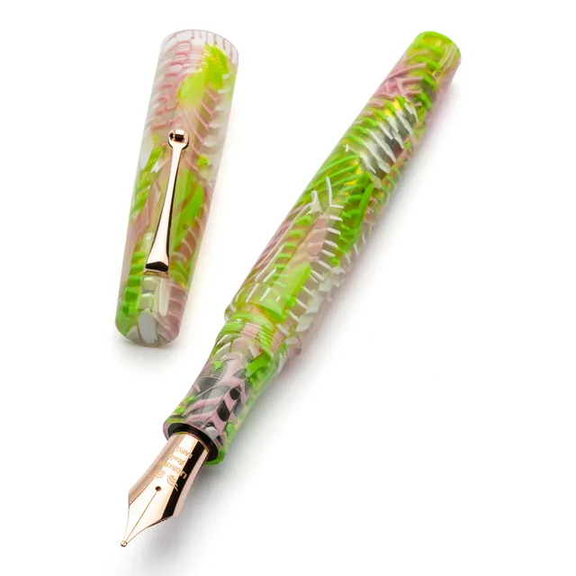 leonardo-officina-italiana-essenza-scheletro-magnolia-penna-stilografica-a-pisto image 1