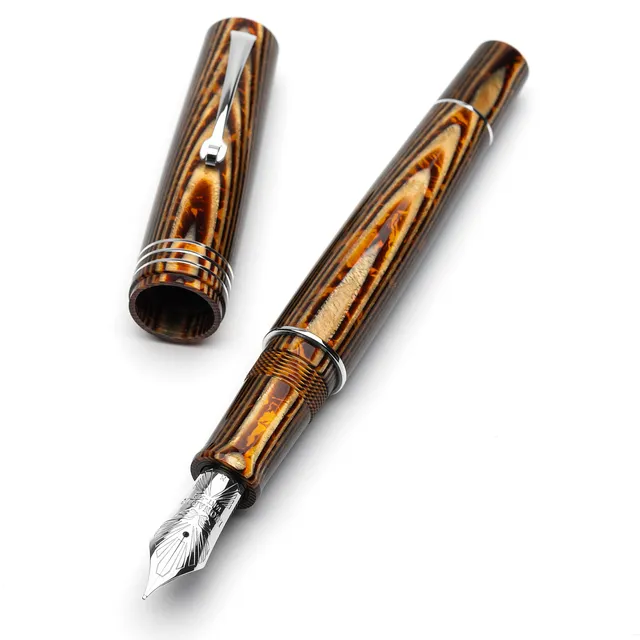 leonardo-officina-italiana-momento-zero-grande-arco-bronzo-penna-stilografica-in image 1