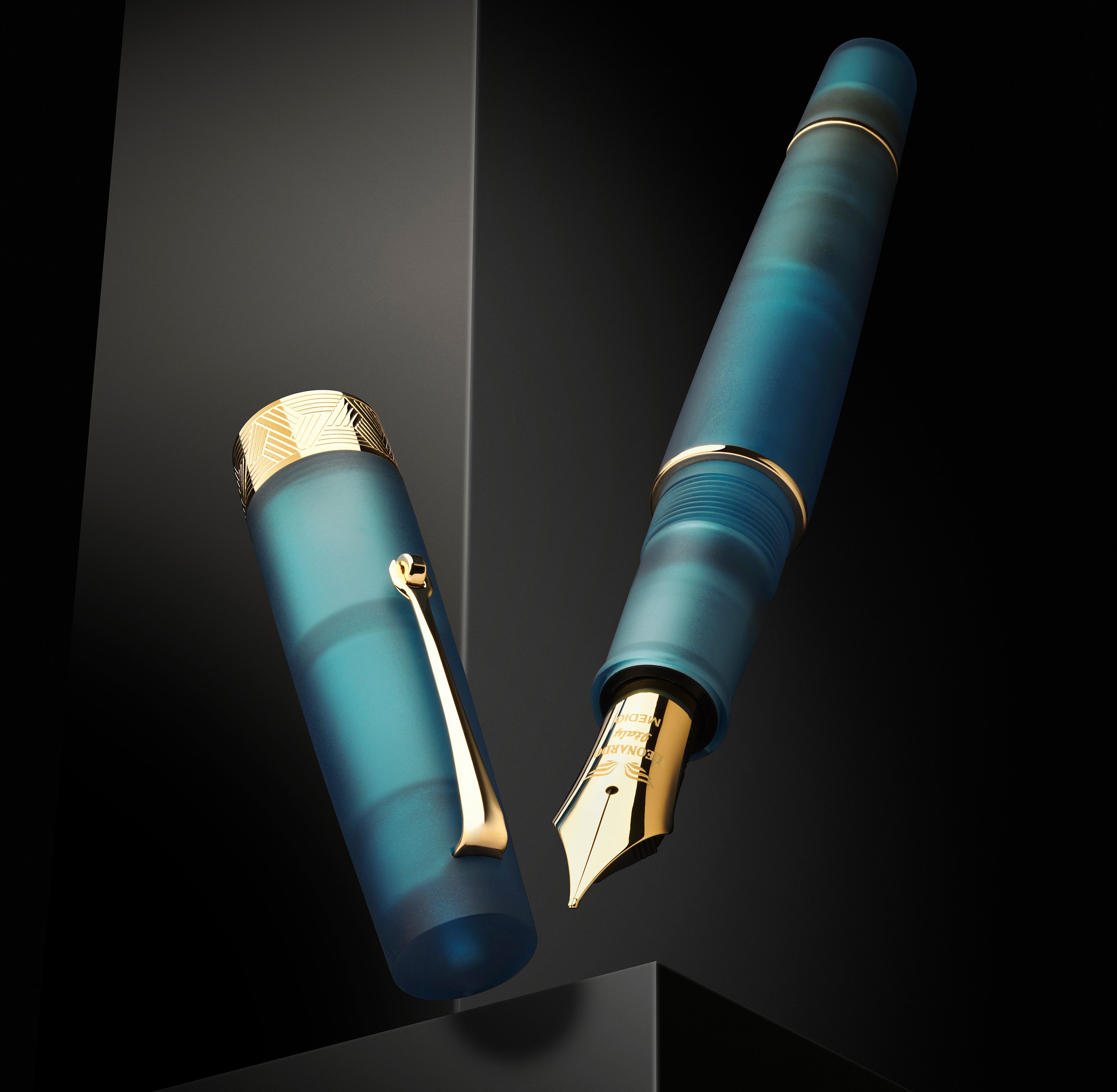 leonardo-officina-italiana-pura-petrol-nuova-edizione-penna-stilografica-con-pen image 6