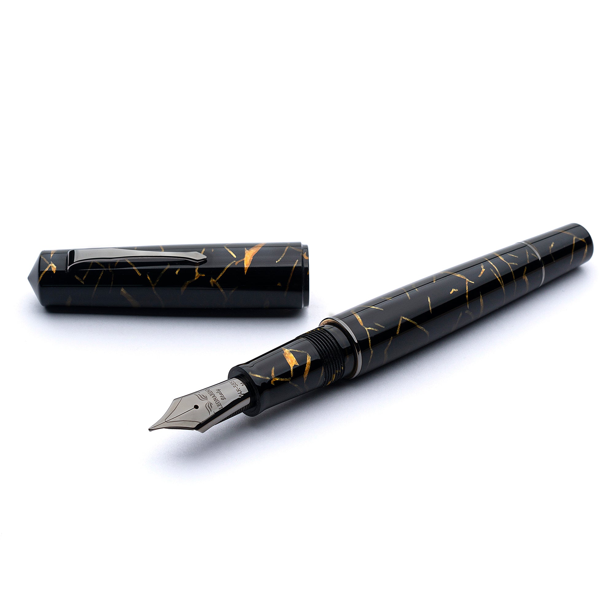 leonardo-officina-italiana-momento-zero-grande-minimalist-nero-oro-celluloide-st image 1