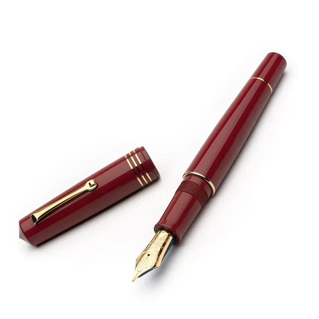 leonardo-officina-italiana-momento-zero-grande-granata-ebanite-stilografica-fini image 1