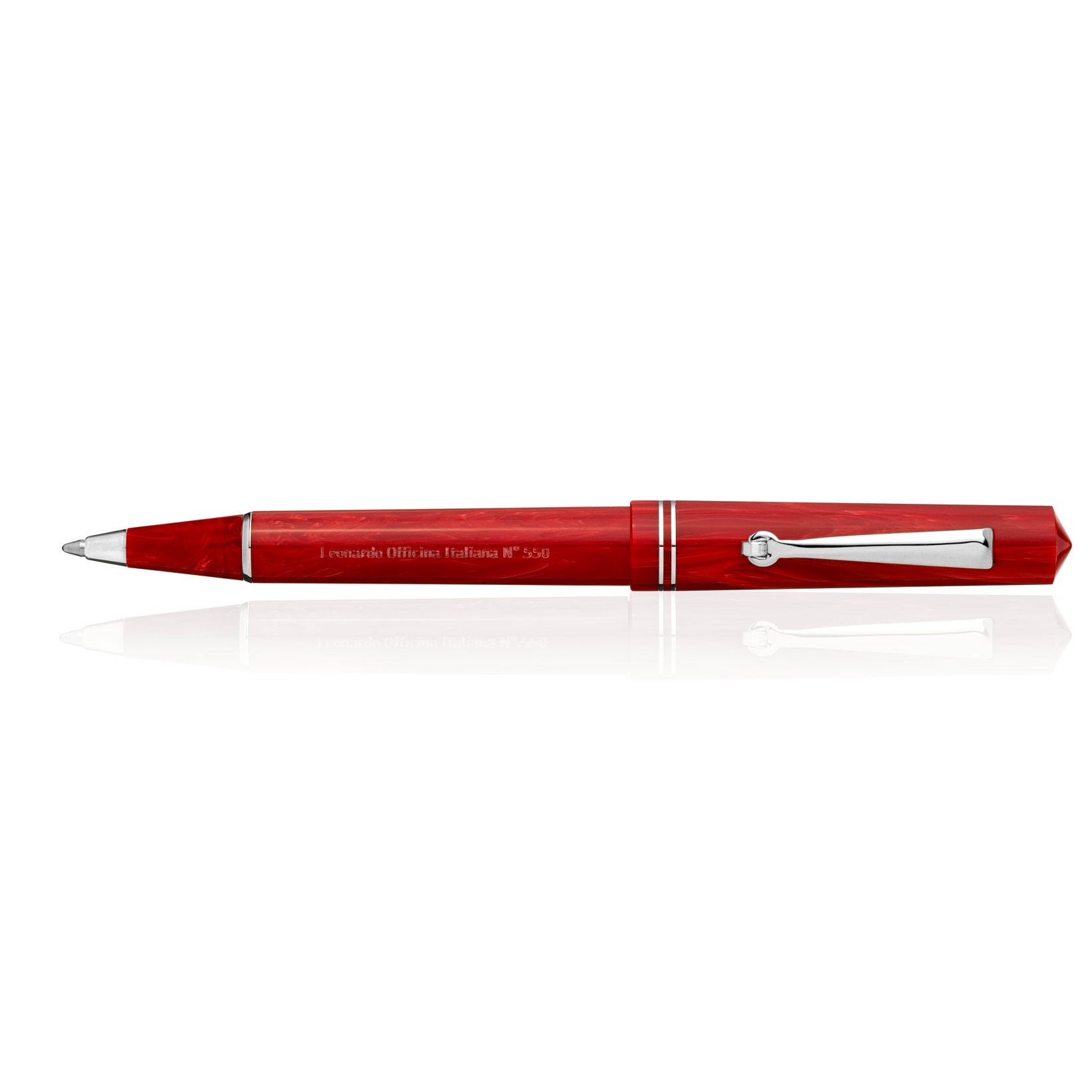 leonardo-officina-italiana-momento-zero-coral-penna-a-sfera image 2