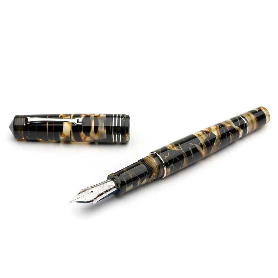 leonardo-officina-italiana-momento-zero-grande-black-lucens-celluloide-penna-sti image 1