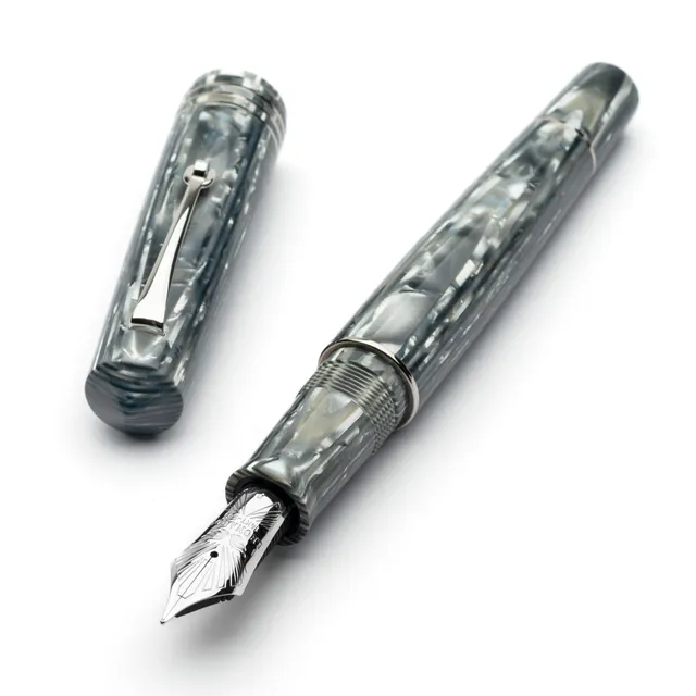 leonardo-officina-italiana-momento-zero-grande-mineral-grey-celluloide-penna-sti image 1