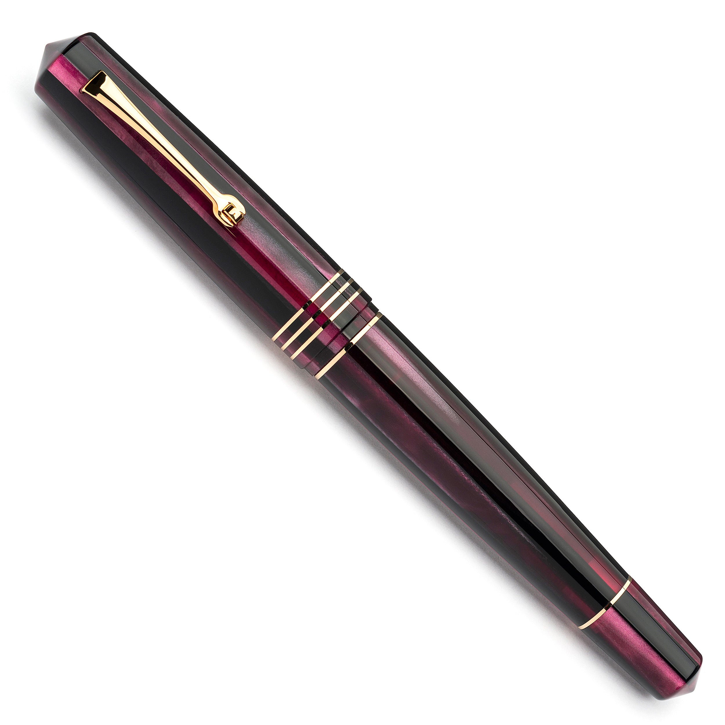 leonardo-officina-italiana-momento-zero-grande-stilografica-spaghetti-prugna-gt- image 2