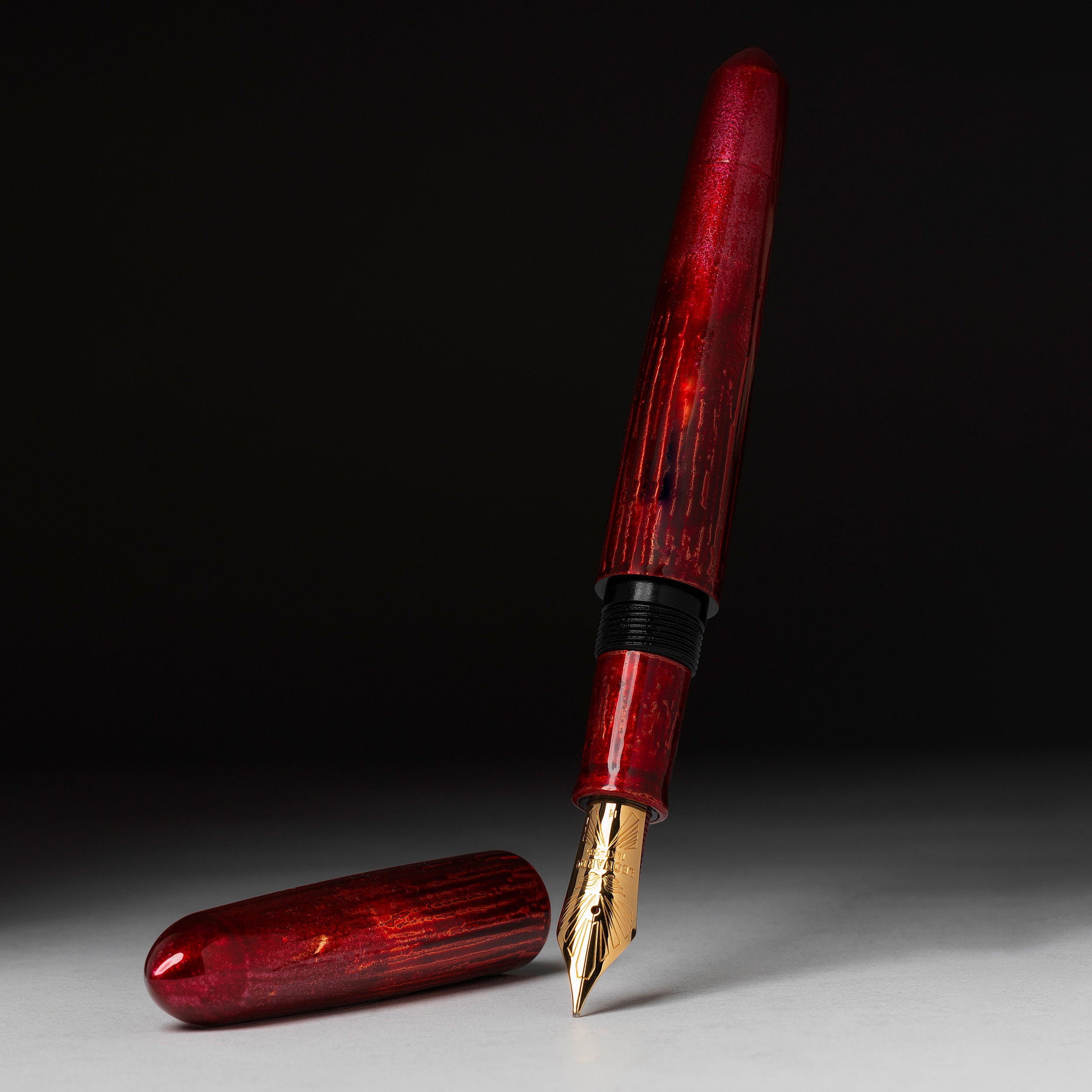 leonardo-officina-italiana-cigar-plus-togidashi-kawarinuri-urushi-penna-stilogra image 3