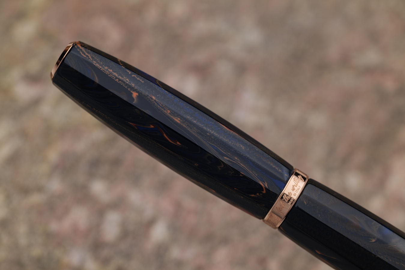 scribo-feel-penna-stilografica-blu-califfo-con-finiture-oro-rosa image 7