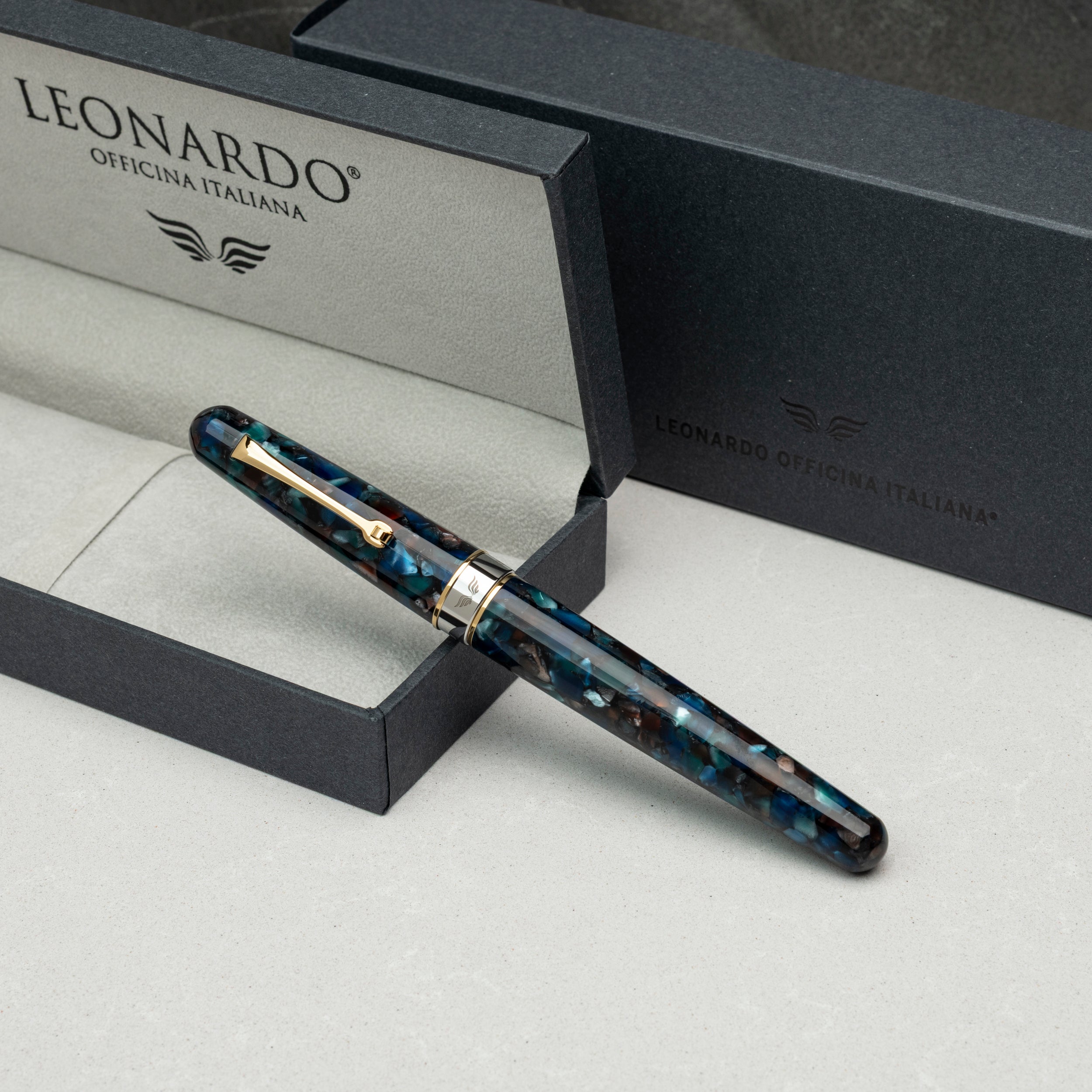 leonardo-officina-italiana-virtuosa-murano-stilografica-pennino-acciaio image 5