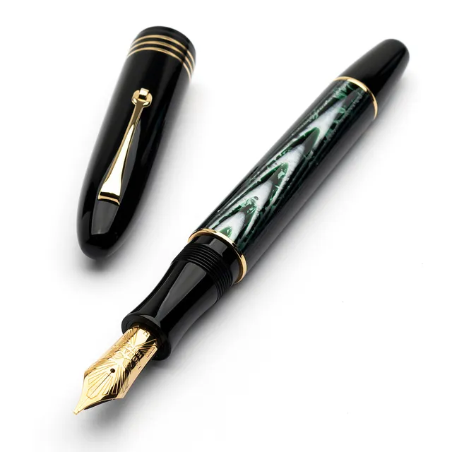 leonardo-officina-italiana-gran-riserva-ogiva-grande-arco-verde-celluloide-gt-pe image 1