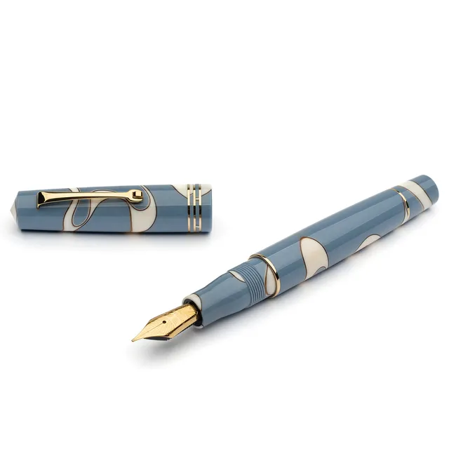 leonardo-officina-italiana-momento-zero-nuvola-penna-stilografica-pennino-oro image 1