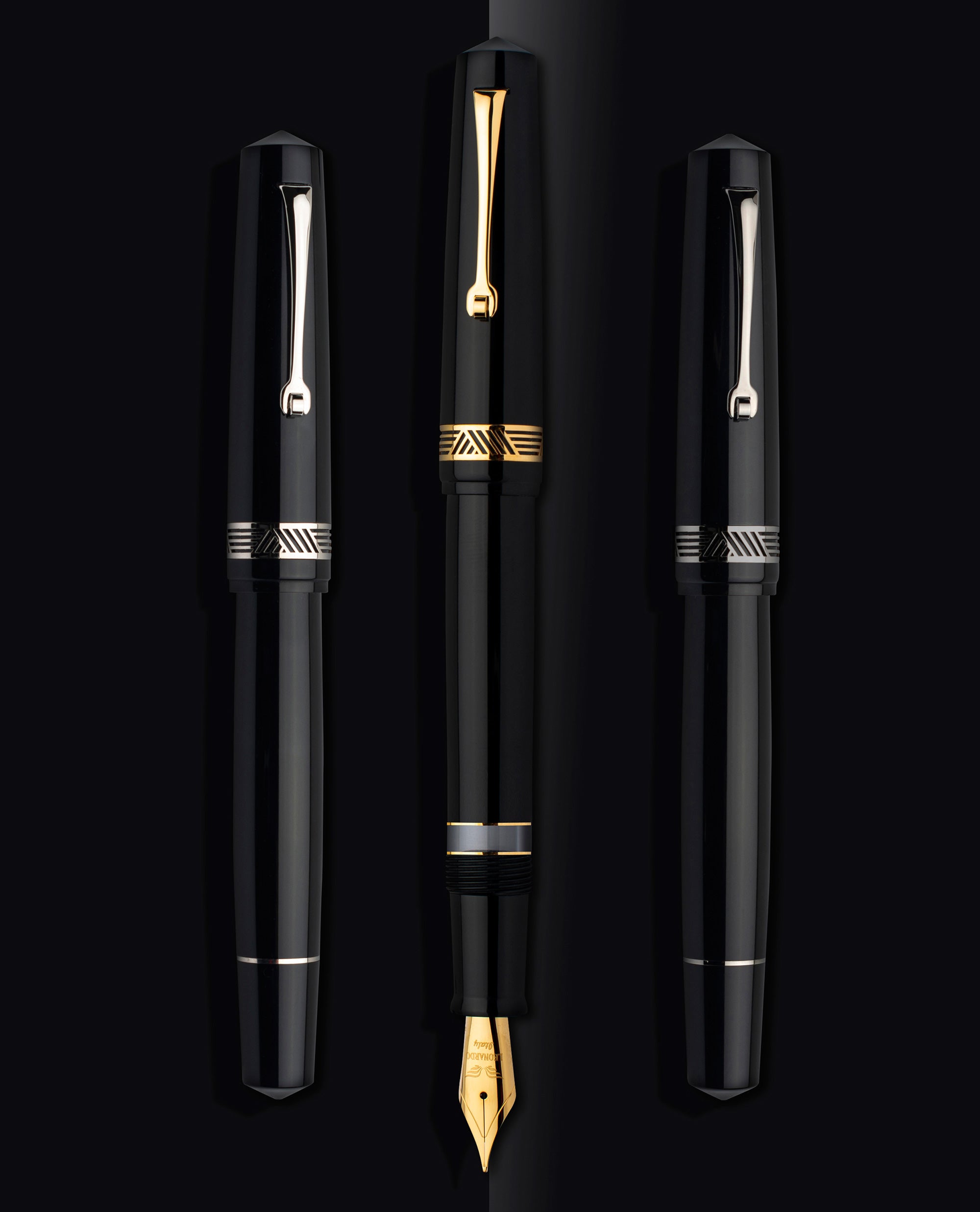leonardo-officina-italiana-momento-magico-glossy-black-penna-stilografica-resina image 7